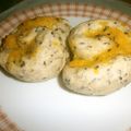 白いぐれーぷ's cooksnap of when they made 里芋のゴマ入り食パン.