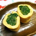 シャンプーハット's cooksnap of when they made ほうれんそうの卵まきまき.