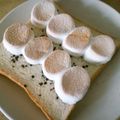 けんけんち's cooksnap of when they made マシュマロコーヒー☆　トースト.