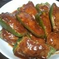 tomorou_e's cooksnap of when they made 簡単☆コンソメスープでピーマンの肉詰め.