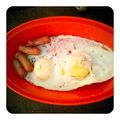 salymama's cooksnap of when they made ♪ｼﾘｺﾝｽﾁｰﾏｰ de 目玉焼き♪.