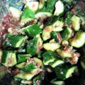 なかじ27's cooksnap of when they made 叩き胡瓜とおかかの梅肉和え♪.
