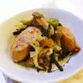 PanDomo's cooksnap of when they made ウインナーと切り干し大根のマスタード炒め.