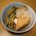おけいはん０９１３'s cooksnap of when they made 厚揚げと水菜の煮浸し.