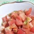 ユーア's cooksnap of when they made さっぱりトマトのマリネ☆朝食に.