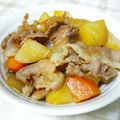 aircolors's cooksnap of when they made ノンオイル♪　肉じゃが.