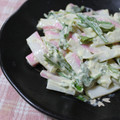 ゆみにゃむ's cooksnap of when they made 簡単♪セリとかまぼこのピリマヨ和え✿.