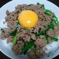 tomorou_e's cooksnap of when they made 豚そぼろオイスター丼♬.