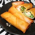 ゆみにゃむ's cooksnap of when they made ちょとおしゃれな✿えび×野菜マヨ春巻き✿.