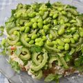 ゆみにゃむ's cooksnap of when they made 夏野菜たっぷり♪緑が綺麗な野菜ちらし寿司.