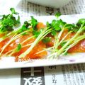 まいとものママ's cooksnap of when they made サーモンのカルパッチョに粒マスタード！.
