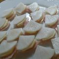 らっそいーま's cooksnap of when they made 簡単おもてなし☆大根レモン&ハムの前菜.