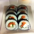 くろすけママ's cooksnap of when they made 節分に♪サーモンとクリームチーズ海苔巻き.