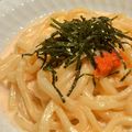 たむぽんぽこぽん's cooksnap of when they made 簡単☆５分で！濃厚明太クリームうどん♩.