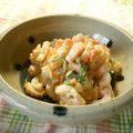 ママdeko's cooksnap of when they made ちくわのつぶつぶ明太子.