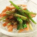 yukop's cooksnap of when they made ルッコラとにんじんの胡桃和え.