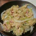 mugi66's cooksnap of when they made 簡単！キャベツ卵とじ.