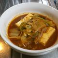 まんまるかえる's cooksnap of when they made スンドゥブ風ピリ辛豆腐鍋.