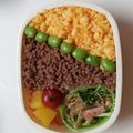 111023's cooksnap of when they made ひき肉だけ～。我が家の肉そぼろ。.