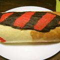 クックひよこっこ's cooksnap of when they made ハート柄♡ココアとイチゴのロールケーキ.