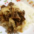 Andy♪'s cooksnap of when they made キャベツも美味しい焼肉丼♪.