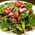莉彩パパ's cooksnap of when they made ルッコラとパストラミビーフのサラダそば.
