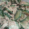 nanacoh's cooksnap of when they made きゅうりとシーチキンのマヨネーズ和え.