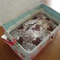 tom1tom's cooksnap of when they made ★お菓子の缶で焼くケーキ（チョコ味）★.