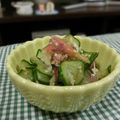 ぽっぽぺぺ's cooksnap of when they made ピリ辛！ミョウガきゅうり和え♡.