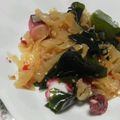 ばぶﾁｬﾝ's cooksnap of when they made クラゲとタコの前菜.