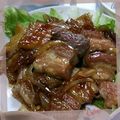 a_asami's cooksnap of when they made 豚バラブロック　大胆に焼いて食べよ♪.