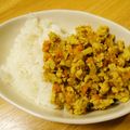Hana＠home's cooksnap of when they made 幼児食☆カレー風味鶏そぼろ.