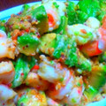 ★YOUMMI★'s cooksnap of when they made えびとアボカドのマヨマスタード炒め.