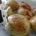 うっし〜's cooksnap of when they made ハンバーガーに♪ほうれんそうバンズ.