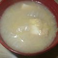 はーとねこ's cooksnap of when they made かんたん味噌汁（白菜と厚揚げ）.