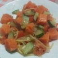 めいちやす's cooksnap of when they made サーモンとトマトの冷製パスタ.