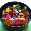 hotate69's cooksnap of when they made かぼちゃのベーコン巻（お弁当おかず）.