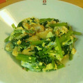 あやめmi's cooksnap of when they made 小松菜のごま油風味卵とじ(≧∇≦)/.
