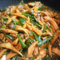 sato1980's cooksnap of when they made 魚二ソとピーマンと茸のナポリタン炒め.