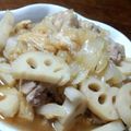 ♡Catherine's cooksnap of when they made 鶏肉とれんこんの煮物♪.