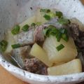 もんしろ's cooksnap of when they made 牛スジ大根のこっくり煮.