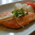 ＊runmama＊'s cooksnap of when they made ソースがおいしい♪さけのムニエル.