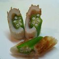 みね猫's cooksnap of when they made おつまみ・お弁当のおかずに♪竹輪オクラ.