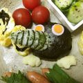 赤い電話's cooksnap of when they made 幼稚園キャラ弁☆もぐりん.