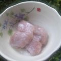 tsukasayu's cooksnap of when they made イチゴ白玉☆.
