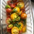 木漏れ日の台所's cooksnap of when they made トマトの大葉漬け.
