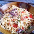 ryotama2's cooksnap of when they made イカ、トマト、バジルde冷製パスタ.