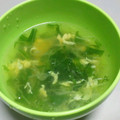 いなばてゐ's cooksnap of when they made 水菜と卵の中華風スープ.