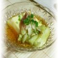 ＴＯＭＯＷＡＴ's cooksnap of when they made 焼きナスと卵豆腐の冷し鉢.