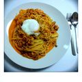 RieTomita's cooksnap of when they made 豚とキムチと納豆のクリームパスタ.